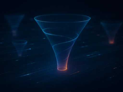 How to Build a High-ROAS Funnel with AI Tools in 2025: Skyrocketing Conversions Futuristic 3D illustration of a high-ROAS funnel glowing against a dark tech-inspired background, symbolizing digital performance marketing in 2025