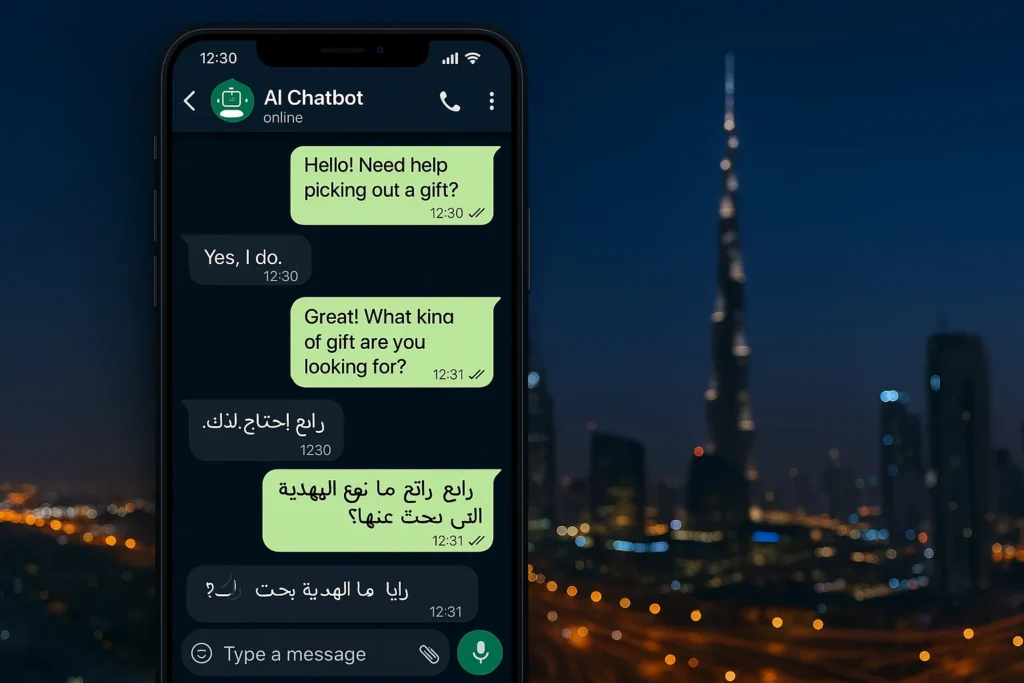 AI in Performance Marketing for Small Business: 7 Powerful Strategies to Boost Your Success in Dubai AI chatbot on WhatsApp assisting Dubai customers 24/7