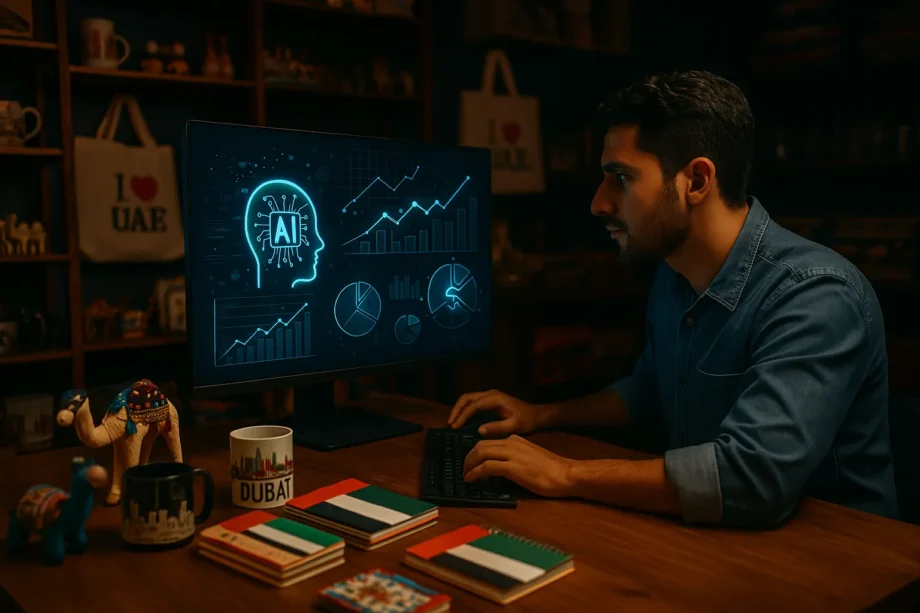 AI in performance marketing transforming small business in Dubai gift shop