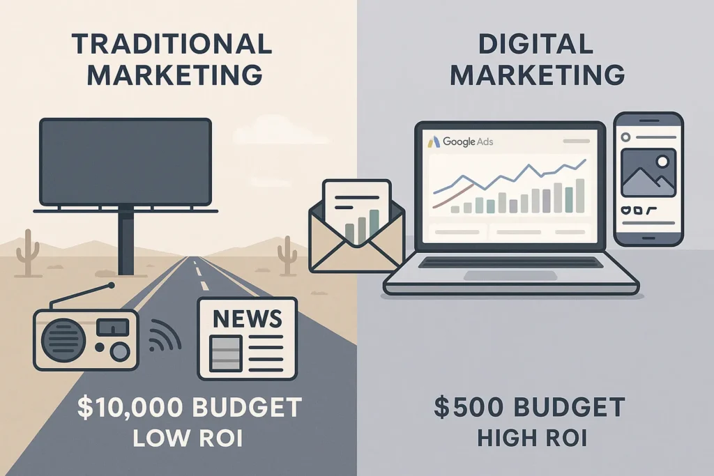 Why Digital Marketing Is Important in 2025: A Complete Guide for Businesses of All Sizes Digital marketing vs traditional marketing ROI comparison in 2025