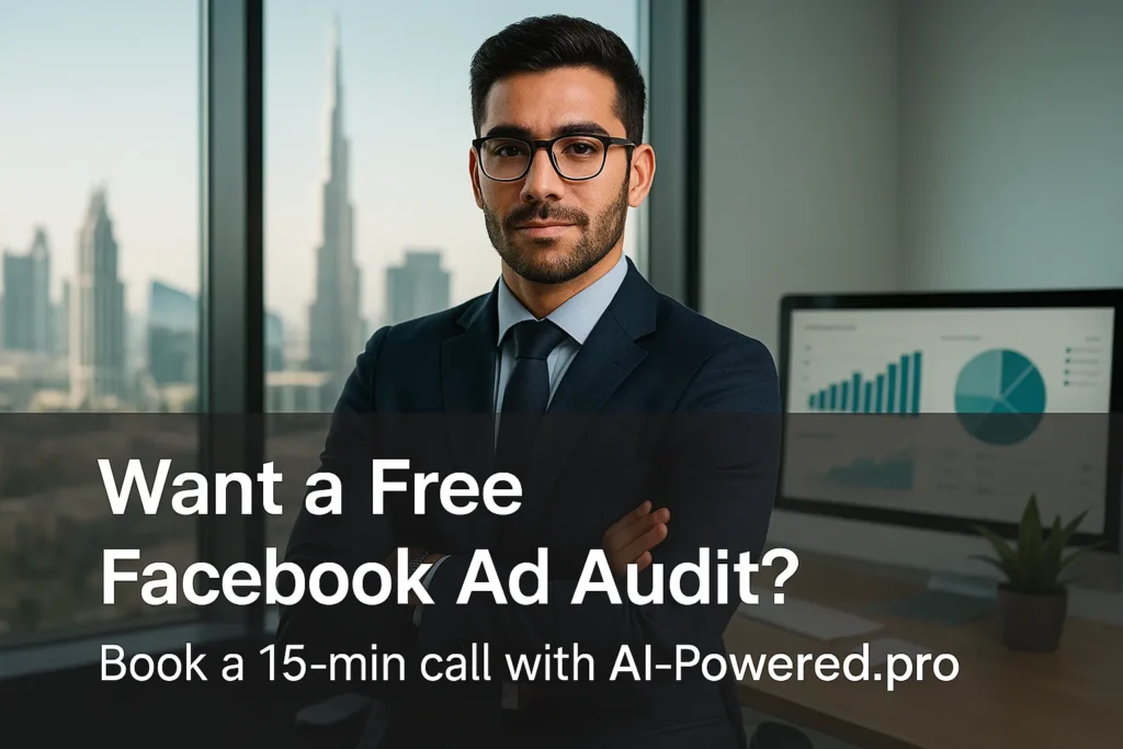 Why Am I Not Getting Leads from Facebook Ads in Dubai? Call-to-action for free Facebook ads audit by AI-Powered.pro in Dubai