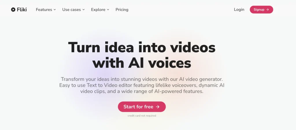 Fliki AI Review: Is This the Ultimate Tool to Create Content That Pops? fliki ai review dashboard and website screenshot