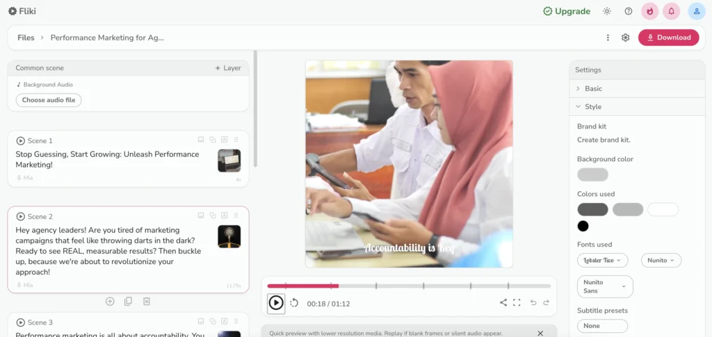 Fliki AI Review: Is This the Ultimate Tool to Create Content That Pops? fliki ai review dashboard and website screenshot